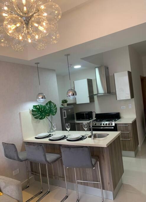 1Br Luxury Apartment Pool, Gym, Rooftop سانتو دومينجو المظهر الخارجي الصورة